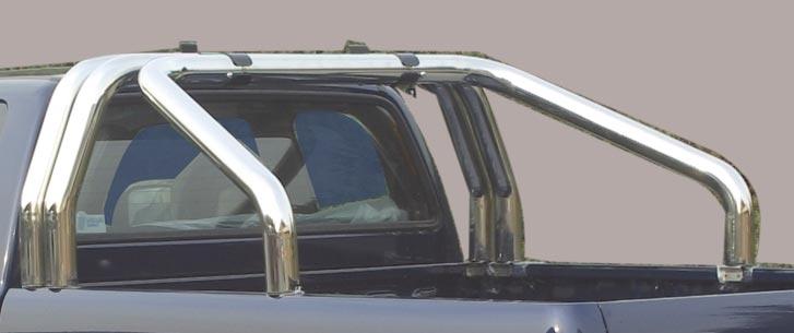 Roll Bar Inox Triplicare Tubo Ø76 Mazda Bt50 2009/2011