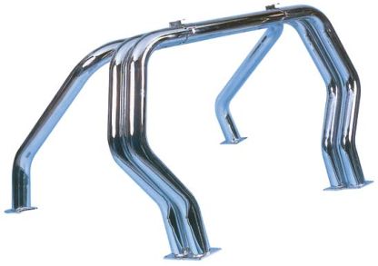 Roll Bar Inox Triplo Tubo Ø76 Toyota Hilux 1998/2004