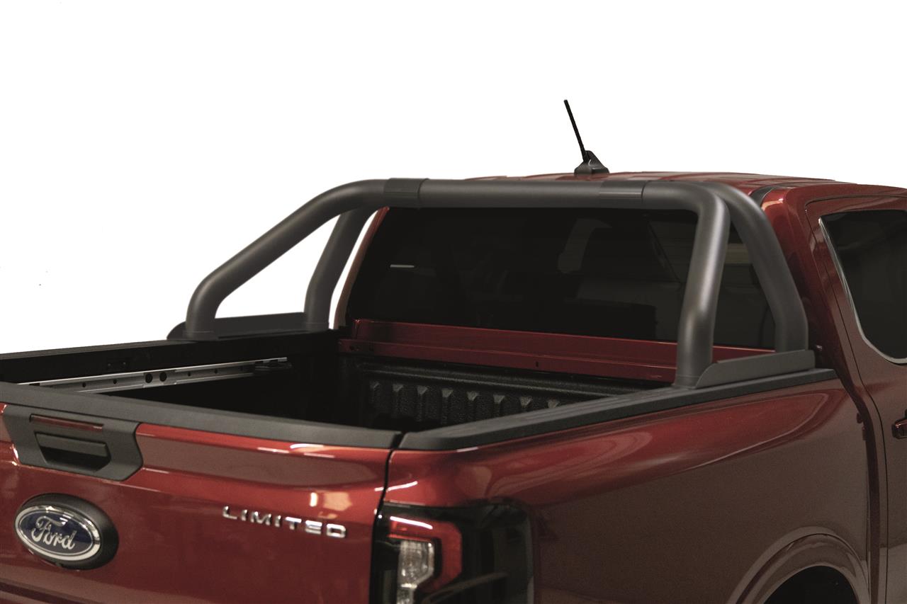 Roll Bar Inox Avec Plaque Laterale Double Tube Ø 76 Ford Ranger 2023+