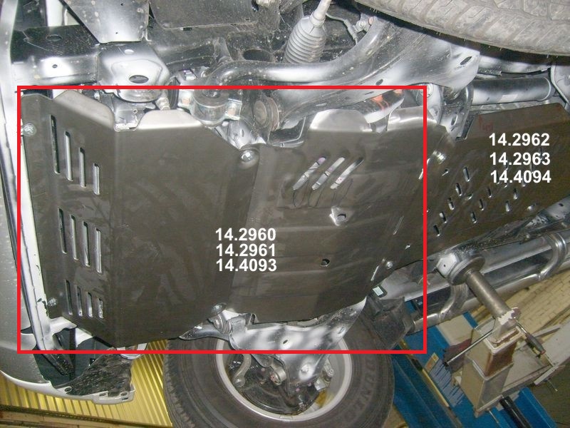 Protezione Sottoscocca Radiatore Mitsubishi L200 2.4Td 2017+ Alluminio 6Mm