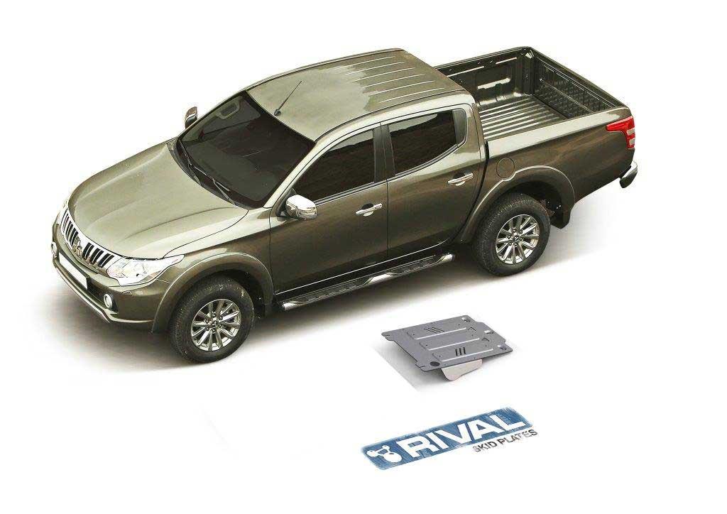 Protezione Sottoscocca Scatola Riduttore Mitsubishi L200 2017+ Alluminio 6Mm