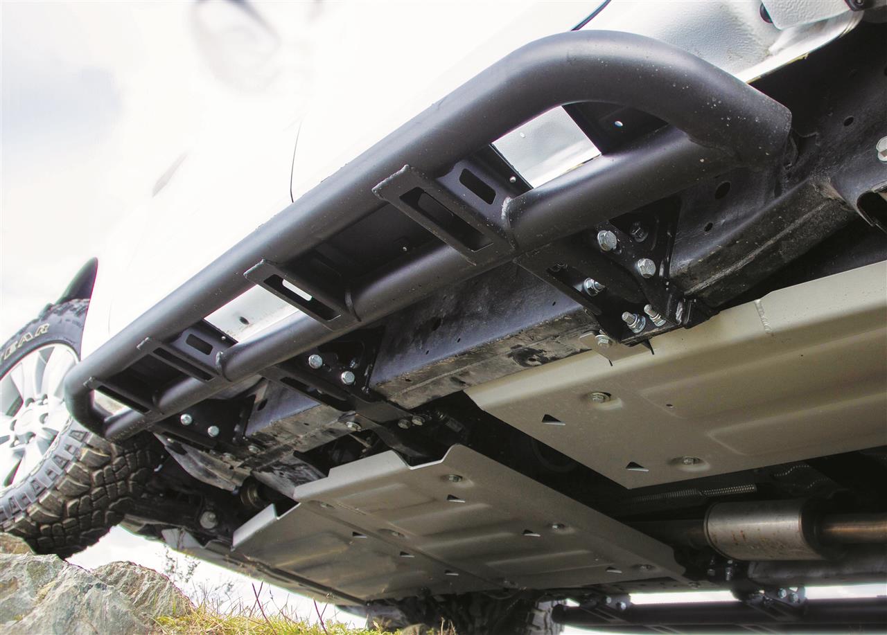 Proteggi Ponte Posteriore Toyota Hilux Revo 2016+ Alu 6 Mm