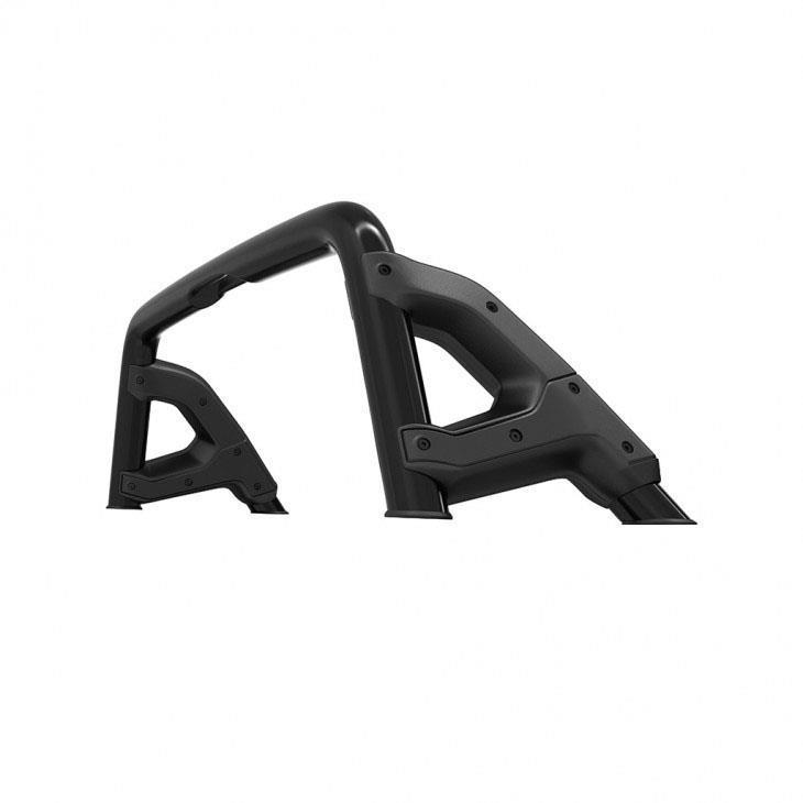 Roll Bar Nero & Abs Compatibile Con Tonneau Cover In Tela Mitsubishi L200 2016+ Club Cab