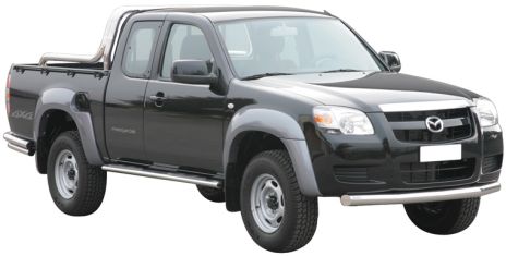 Tubo Di Protezione Anteriore Inox Ø76 Mazda Bt50 2007/2008