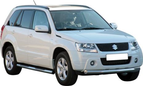 Tubo Di Protezione Anteriore Inox  Ø76 Suzuki Grand Vitara 2009+
