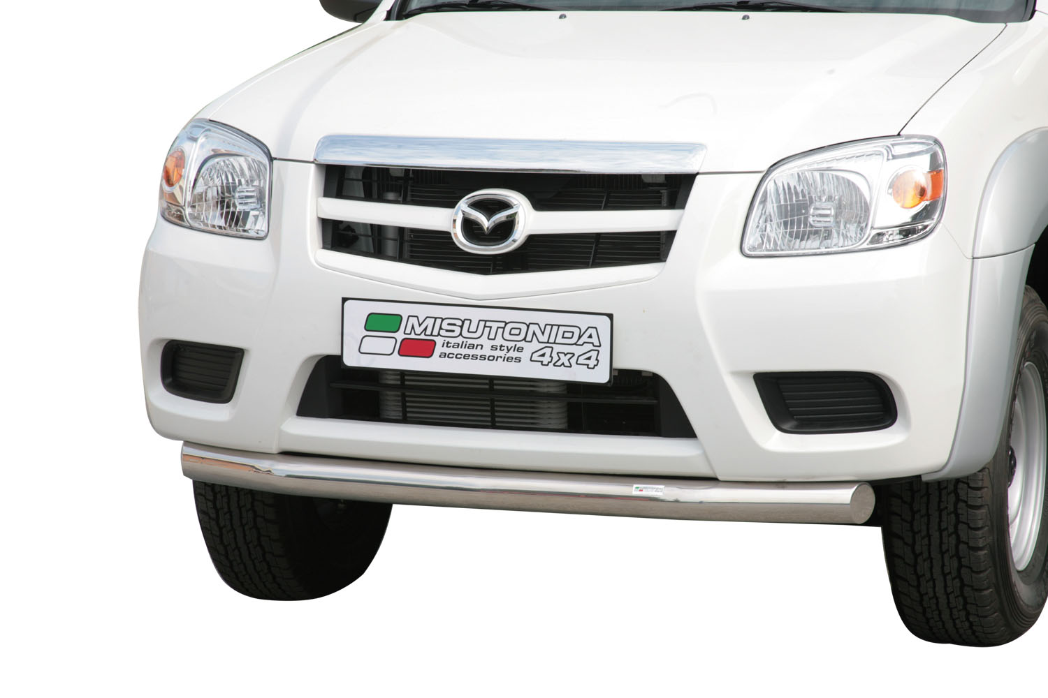 Tubo Di Protezione Anteriore Inox Ø76 Mazda Bt50 2009/2011