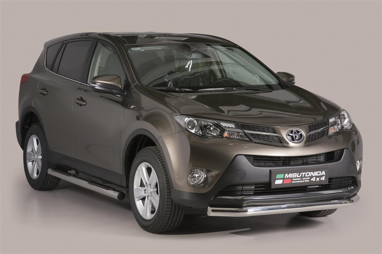 Tubo Di Protezione Anteriore Inox Ø76 Toyota Rav4 2013+