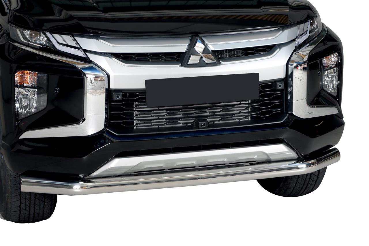 Tubo Di Protezione Anteriore In Acciaio Inox Ø 76 Mitsubishi L200 2019+