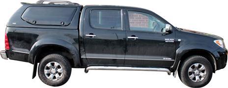Hard Top S-Line Sp Toyota Hilux  Doppia Cabina 2005/2015 Portellini Laterali Apribili Ad Ala Bianco 040