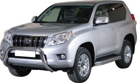 Tubi Di Protezione Piedini In Acciaio Inox Ø40 Toyota Lc150 3 Portes 2009+