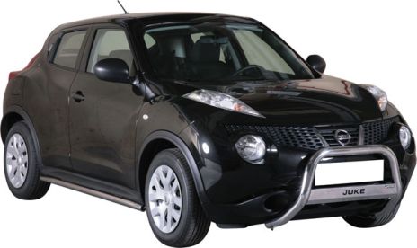 Tubi Di Protezione Piedini In Acciaio Inox Ø50 Nissan Juke 2010+