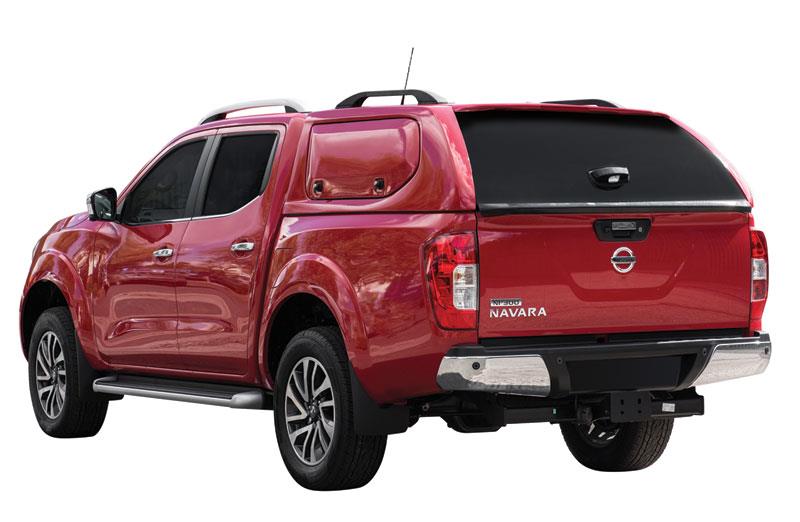 Hard Top S-Line Sp Nissan Np 300 2016+ Doppia Cabina Portellini Laterali Apribili Ad Ala Bianco Qab