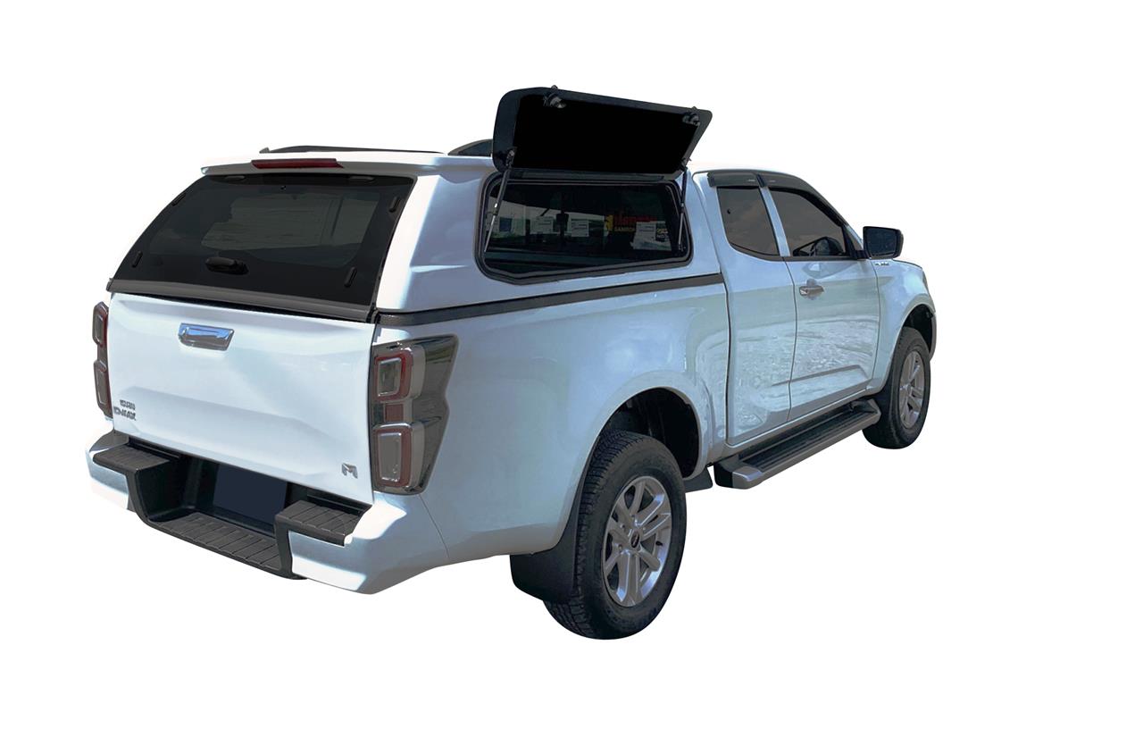 Hard Top Sline Isuzu Dmax 2024+ Cabina Dell'equipaggio Porte Papillon Bianco 575