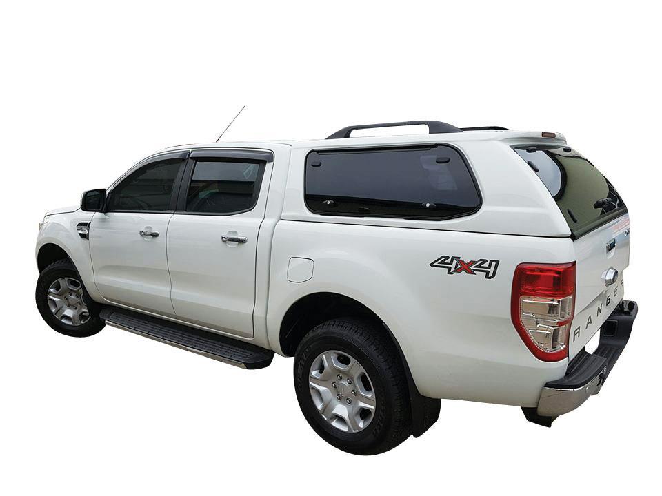 Hard Top Sline Sv Ford Ranger 2012+ Super Cab Fiancate Laterali Papillons - Grigio 33T