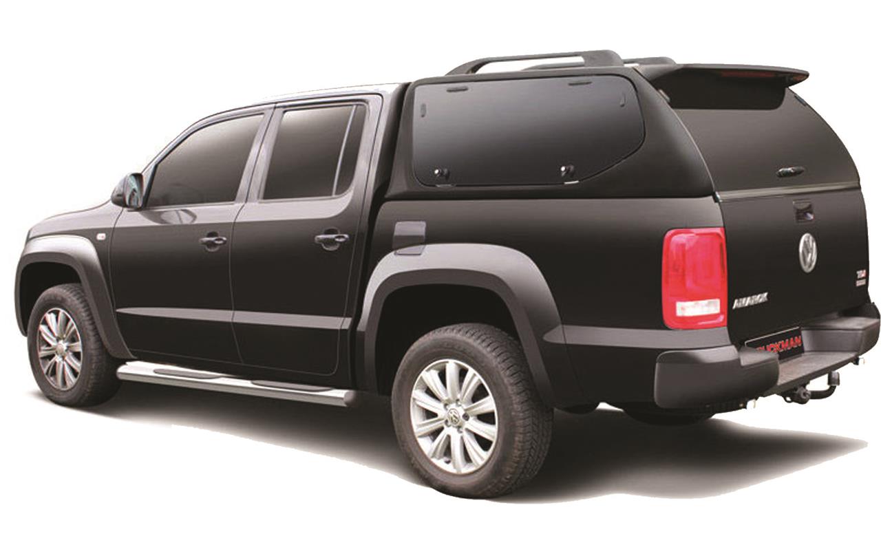 Hard Top S-Line Sv Volkswagen Amarok Doppia Cabina Vetri Laterali Apribili Ad Ala Non Verniciato