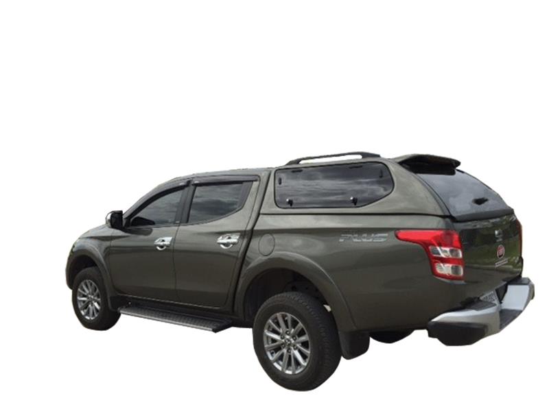 Hard Top S-Line Sv Mitsubishi L200 2016+ Doppia Cabina Vetri Laterali Apribili Ad Ala Verde F27