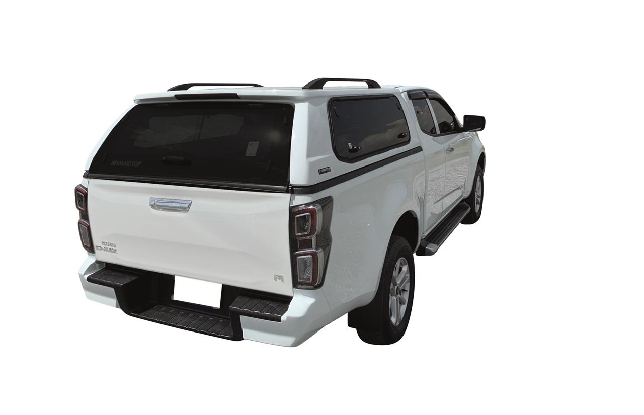 Hard Top Sline Isuzu Dmax 2024+ Crew Cabina Vetri Farfalle Bianco 575