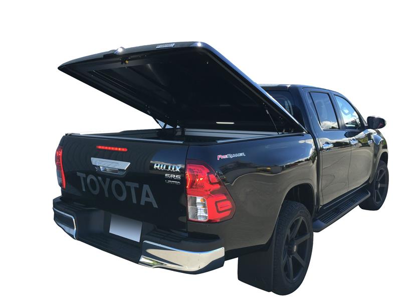 Coperchio Del Tonneau Dell'abs Di Pf Di Toyota Hilux 2016+ Doppio Non Dipinto