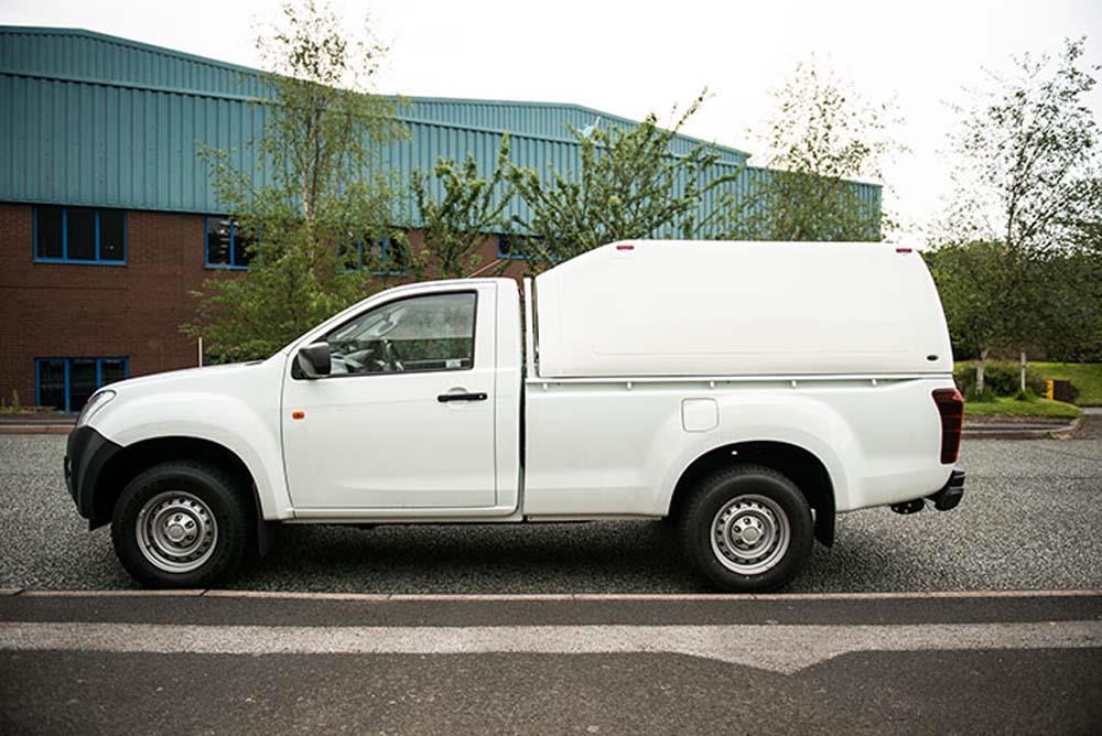 Hard Top Tetto Alto Utilitaria Isuzu 12+ Single Cab Senza Aperture Laterali