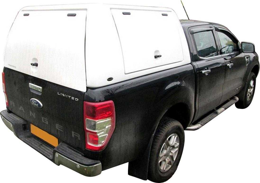 Hard Top Commerciale Tetto Alto Ford Ranger 2012+ Single Cab Con Portellini Laterali