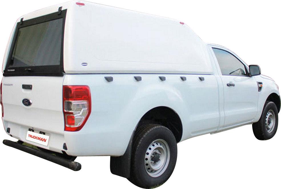 Hard Top Commerciale Tetto Alto Ford Ranger 2012+ Single Cab Senza Portellini Laterali