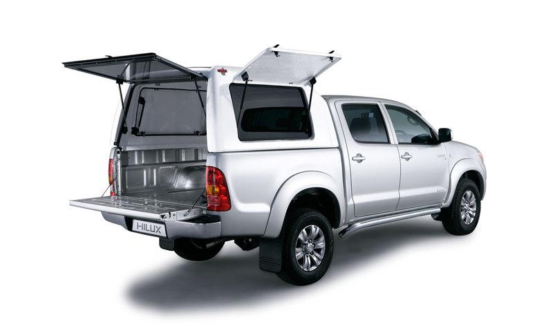Hard Top Commerciale Tetto Alto Toyota Hilux/vigo 2005-2014 Doppia Cabina Con Portellini Laterali