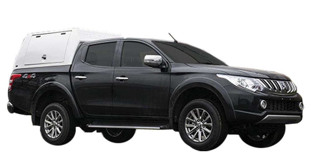 Hard Top Tetto Alto Utilitaria Mitsubishi L200 2016+ Club Cab Con Aperture Laterali