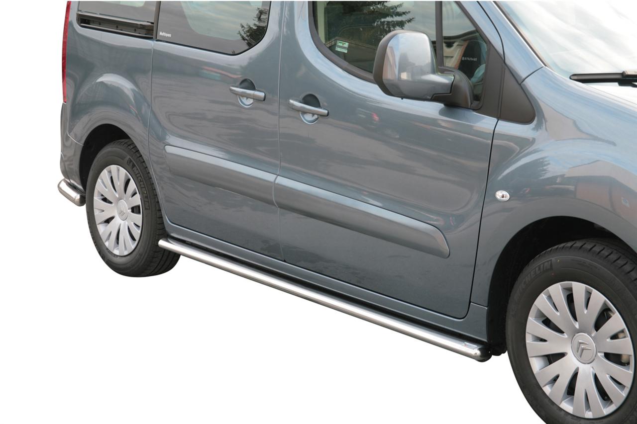 Tubo Basso Cassa Ovale Inox Citroen Berlingo