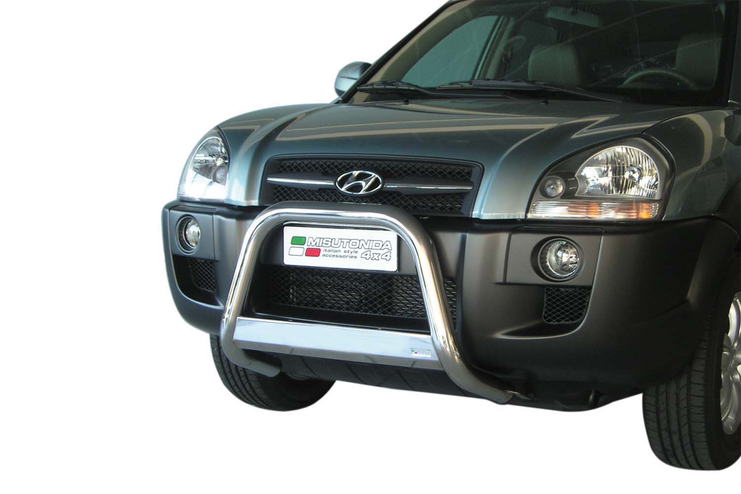 Protezione Anteriore Medium Bar Inox Ø63 Hyundai Tucson 2004/2014 Ce