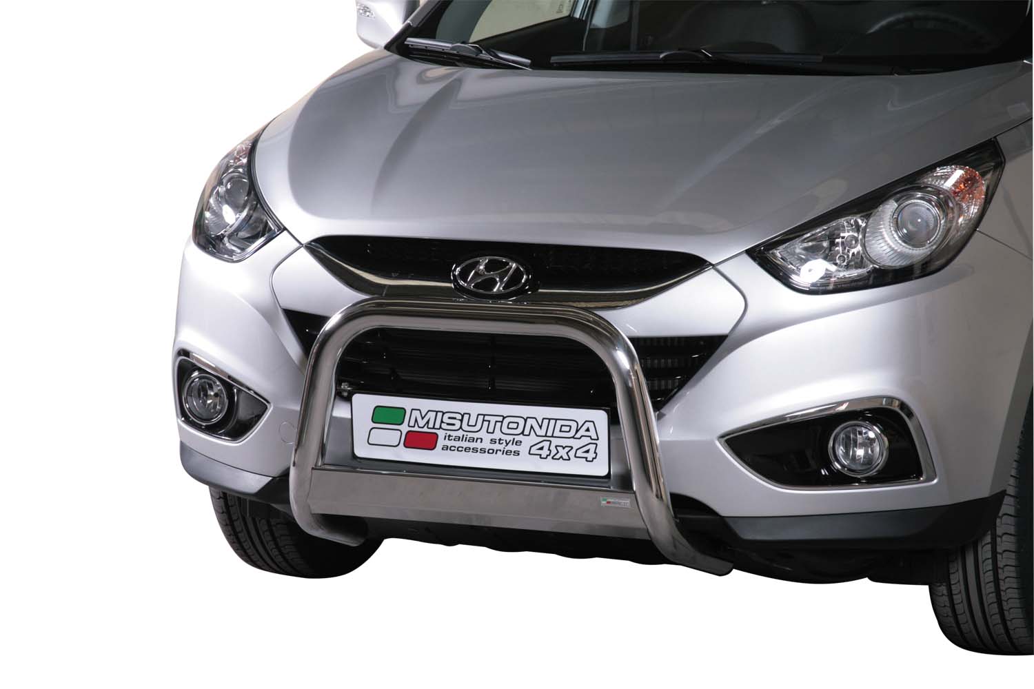 Protezione Anteriore Medium Bar Inox Ø63 Hyundai Ix35 2010+  Ce