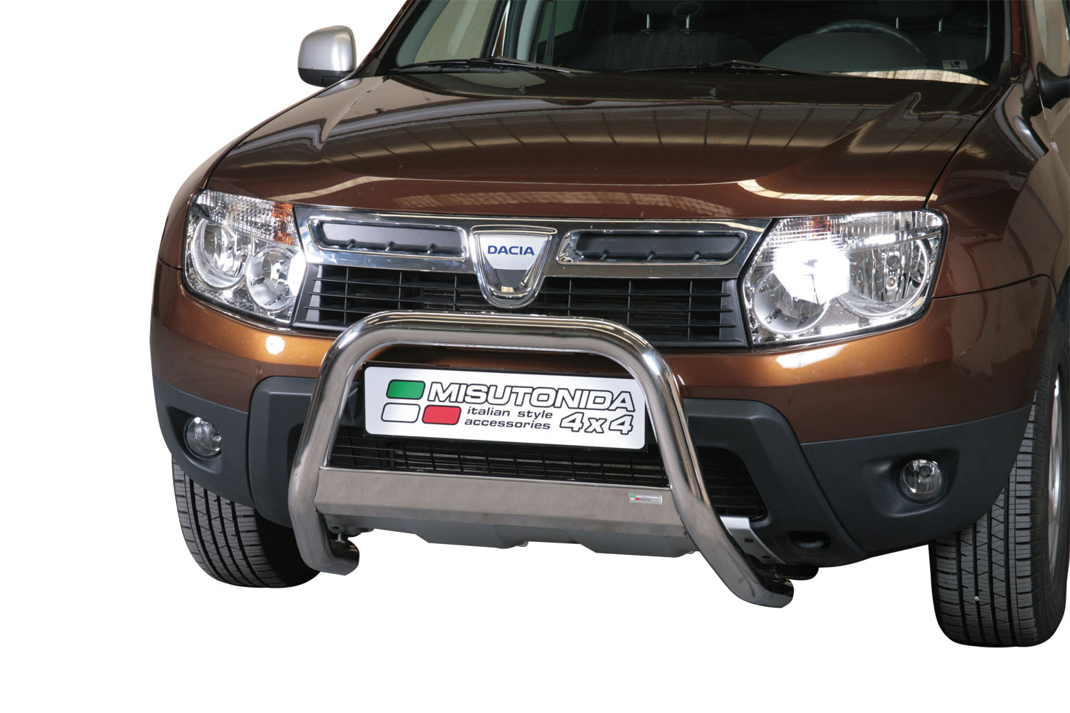 Protezione Anteriore Medium Bar Inox Ø63 Dacia Duster 2010/2017  Ce