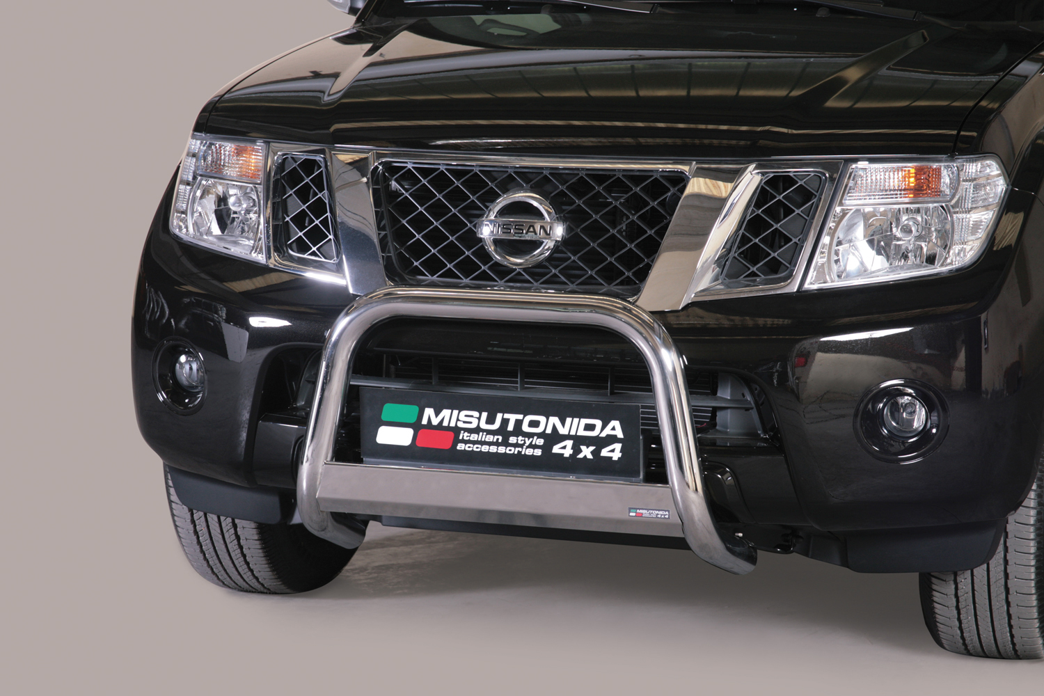 Protezione Anteriore Medium Bar Inox Ø63 Nissan Pathfinder 190Ch 2011+  Ce