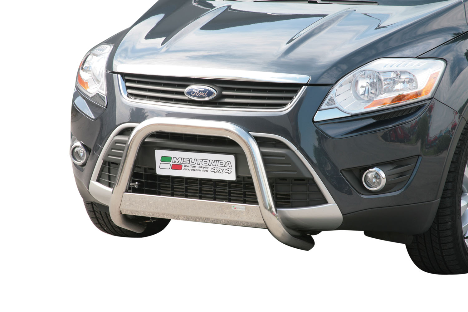 Protezione Anteriore Medium Bar Inox Ø63 Ford Kuga 2008/2012 Ce