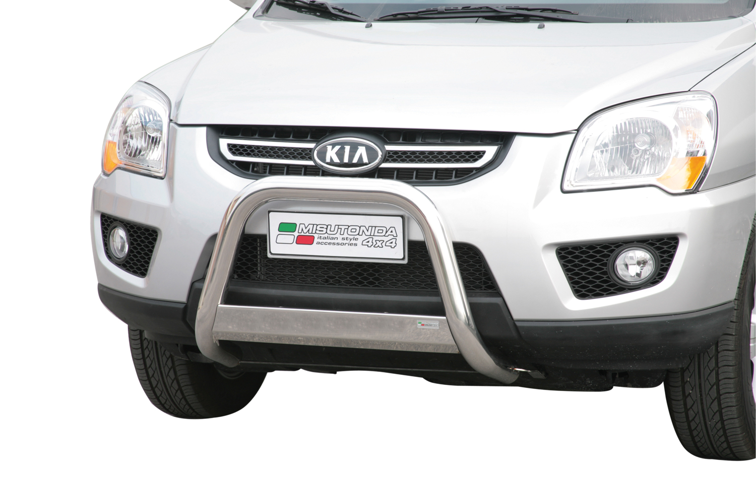 Protezione Anteriore Medium Bar Inox Ø63 Kia Sportage 2008/2010 Ce